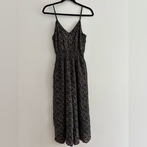 Wilfred Black Floral Jumpsuit